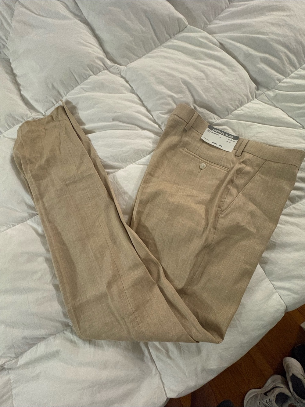 Michael Kors Men's Tan Dress pants